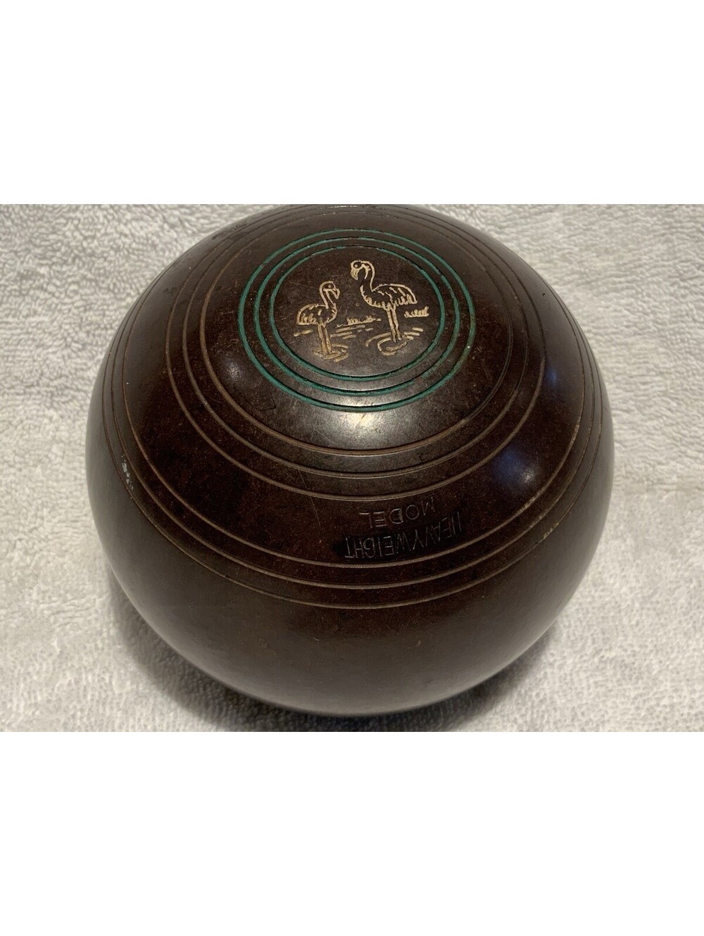 Antique 1963 Alba Henselite Lawn Bowl - 4 3/4” Size Ball RY-84